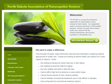 Tablet Screenshot of dakotanaturopaths.org